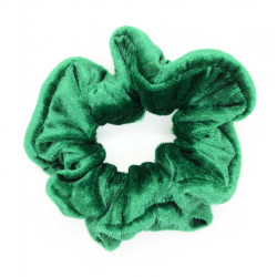 Jade Green Velvet Scrunchie